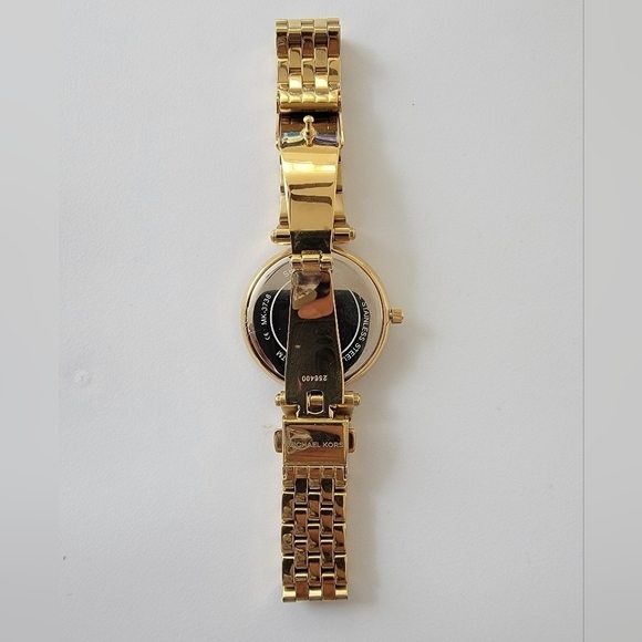 Michael Kors Mini Darci Pave Gold Tone Ladies Watch - Picture 9 of 12